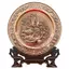 Tranh Đĩa Đồng Mai Điểu ( 35x41cm ) - Cửu Diệu Thiên - TD010