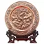 Tranh Đĩa Đồng Cá Chép Hoa Sen ( 35x41cm ) - Cửu Diệu Thiên - TD016