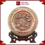 Tranh Đĩa Đồng Tứ Linh Chầu Phúc ( 35x41cm ) - Cửu Diệu Thiên - TD020