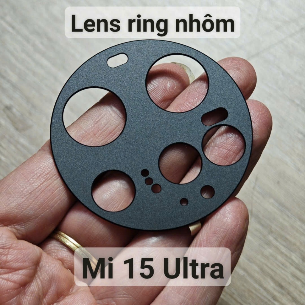 (Khoét cam) Lens ring kim loại bảo vệ camera Xiaomi Mi 17 Ultra 15 14 17T 15T 14T 13 12S K90 Pro max | BigBuy360 - bigbuy360.vn
