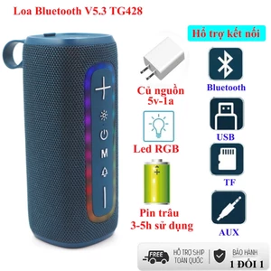 Loa bluetooth 5.3 bass mạnh pin trâu TG428 loa công suất lớn âm thanh vòm 6D nghe nhạc cực hay