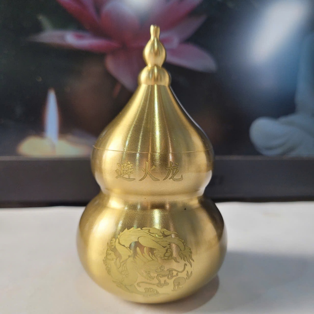Bầu Hồ Lô Đồng Cao 11cm – Thiết Kế Nhỏ Gọn, Tinh Tế Đến Từng Chi Tiết
