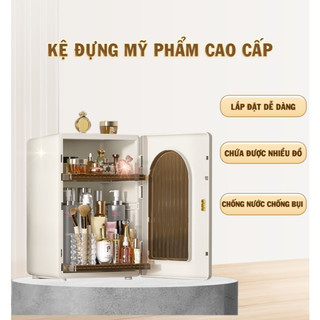 YTC -Kệ Đựng Mỹ Phẩm Mẫu Mới- Kệ Đa Năng Để Đồ Da Dụng Chông Bụi Bẩn Tiện Lợi