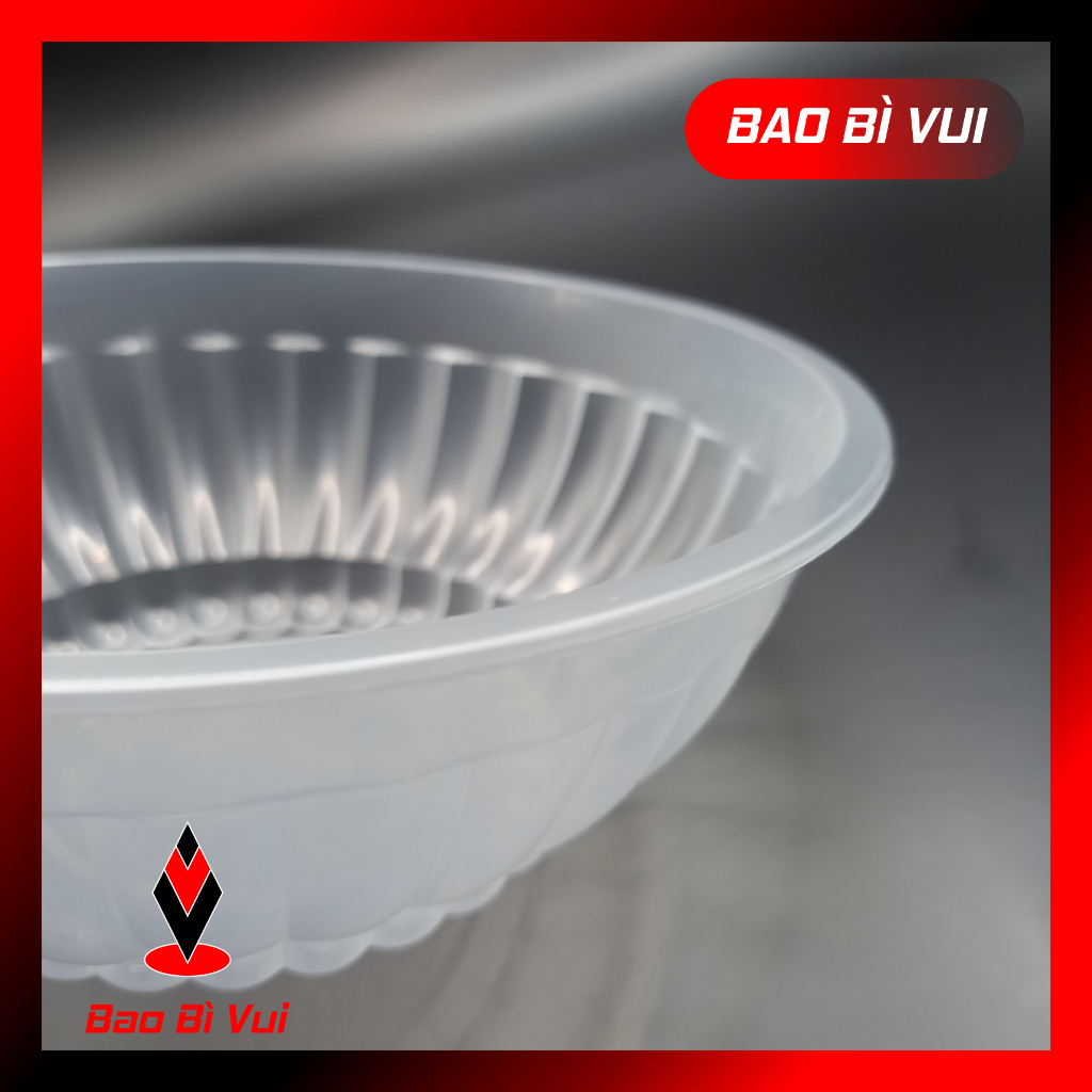 [Combo 1000] Tô nhựa PP - tô dùng 1 lần tiện dụng - BAO BÌ VUI