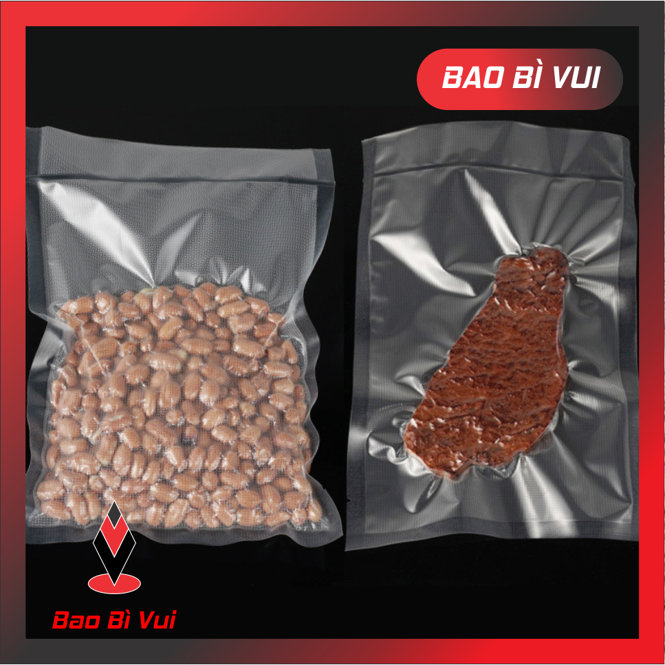[500g - 1kg] Túi hút chân không một mặt nhám - BAO BÌ VUI