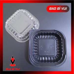 hộp HT12 , hộp vuông đế đen, hộp xôi - BAO BÌ VUI