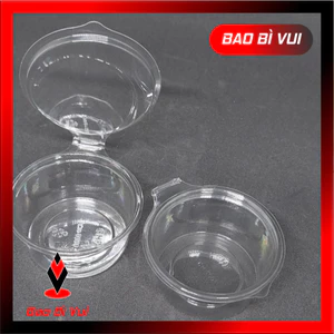 Hũ nhựa nắp liền 2oz /4oz hũ đựng nước sốt