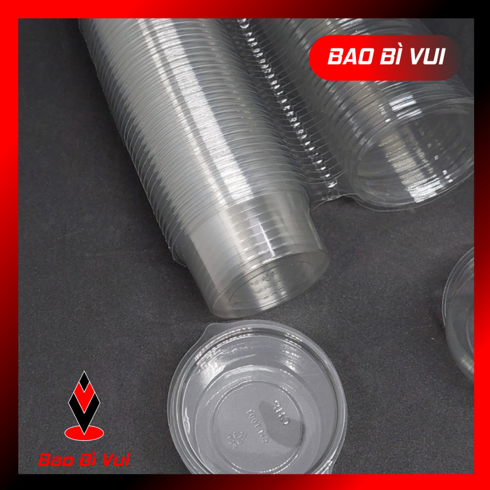[ 50 ] Hũ nhựa nắp liền 2oz /4oz hũ đựng nước sốt