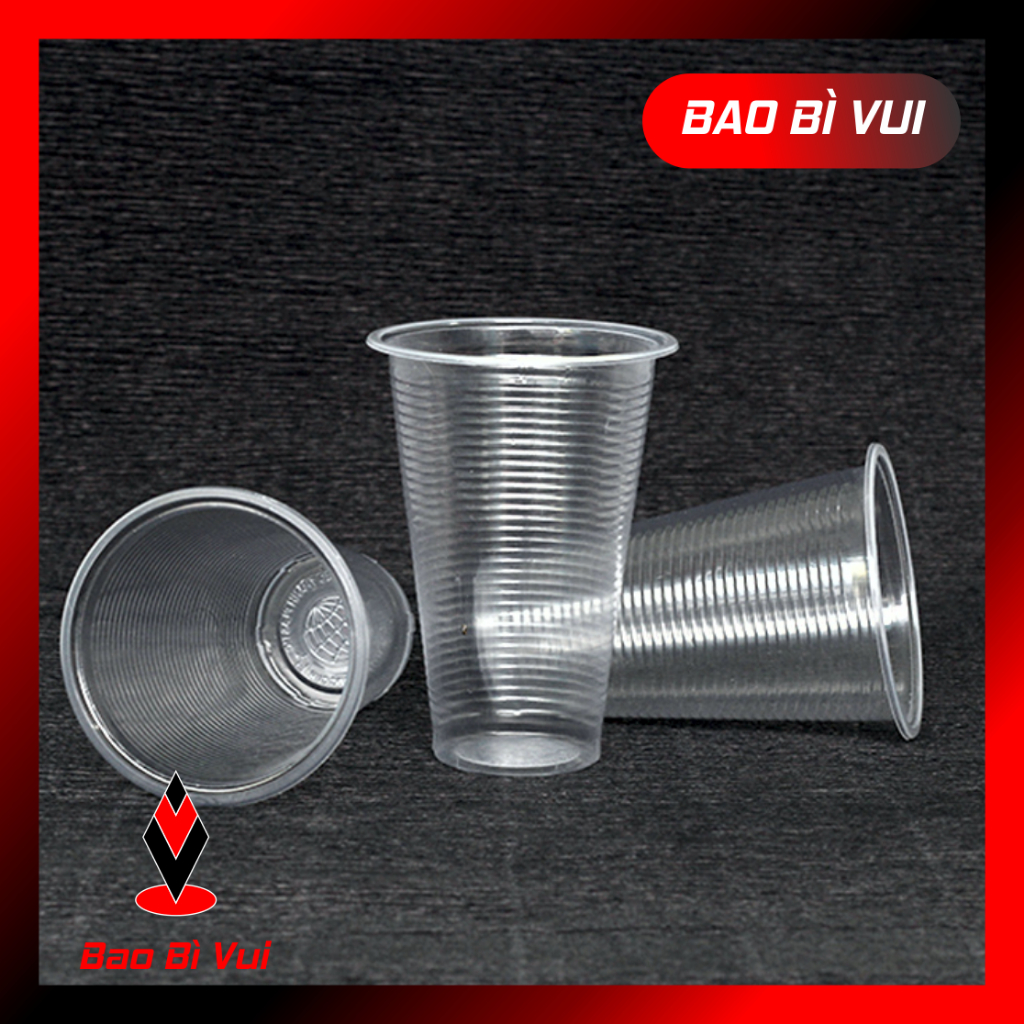 [ 50 cái ] Ly nhựa dùng 1 lần nhiếu size - BAO BÌ VUI