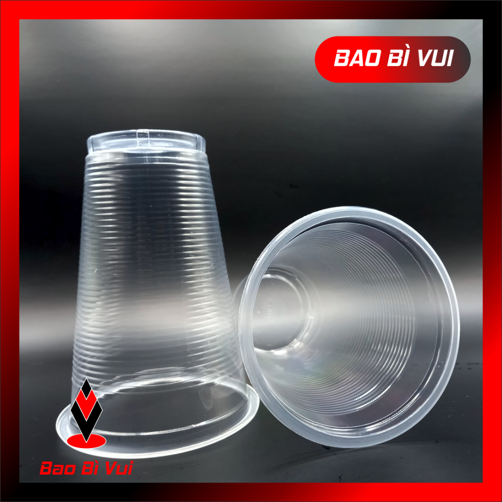 [ 50 cái ] Ly nhựa dùng 1 lần nhiếu size - BAO BÌ VUI