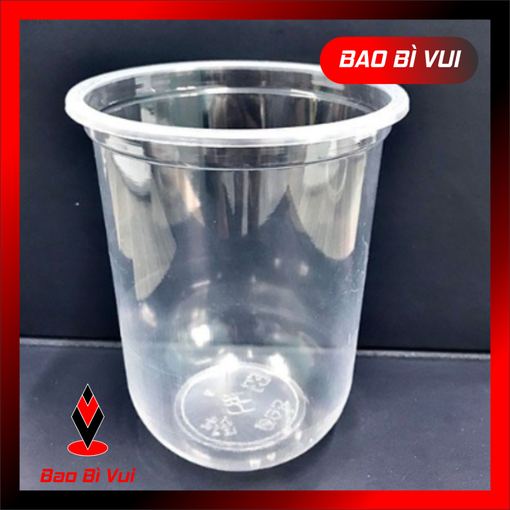 [ 50 cái] Ly nhựa PP đáy bầu dày chắc  - BAO BÌ VUI