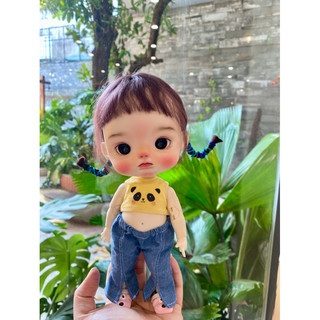 Set áo sát nách quần jean hình ngẫu nhiên size dian mập,cừu bé(size khác vui lòng ib shop)