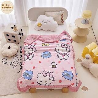 Chăn thun lạnh hình kuromi , Melody đáng yêu cho bé kích thước 1mx1m4