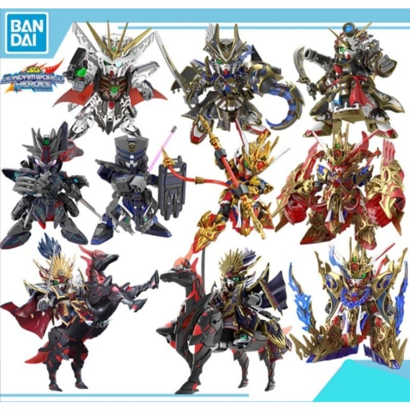 Mô Hình Lắp Ráp Gundam Bandai SDW SD Heroes tổng hợp (New Seal)
