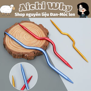 Bộ 3 kim khâu vặn thừng cao cấp dùng trong đan len