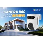 Camera Wifi 2 Mắt EZVIZ Ngoài Trời H9C Dual, H90 Dual Cao Cấp, Xoay 360, Tích Hợp AI Thông Minh, Quan Sát Màu Đêm — ảnh 4