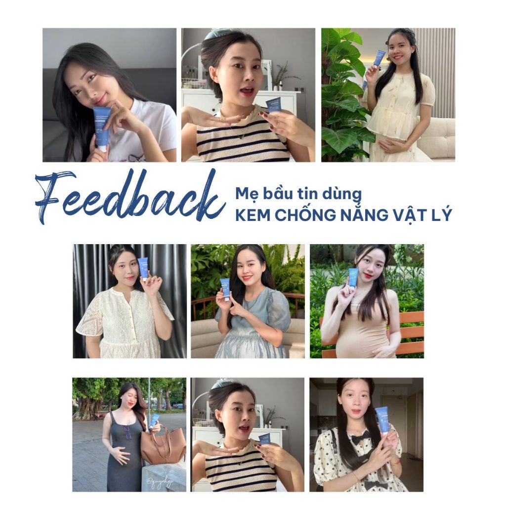 Kem Chống Nắng Nâng Tone Vật Lý Tone Up SPF50+ PA+++ Tone Up Cho Mẹ Và Bé Cỏ Mềm 60gr