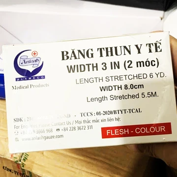 Băng thun y tế AN LÀNH - Băng thun y tế 2 móc và 3 móc chính hãng