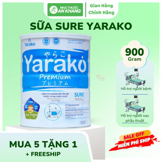 Sữa Cho Người Ốm YARAKO PREMIUM SURE Dành Cho Người Mới Ốm Dậy Trước Và Sau Phẫu Thuật Hộp 400g