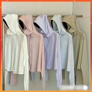 Áo Chống Nắng Nữ Dáng Ngắn Vải Lụa Băng Mềm Mát,Chống Tia UV,Thấm Hút Mồ Hôi