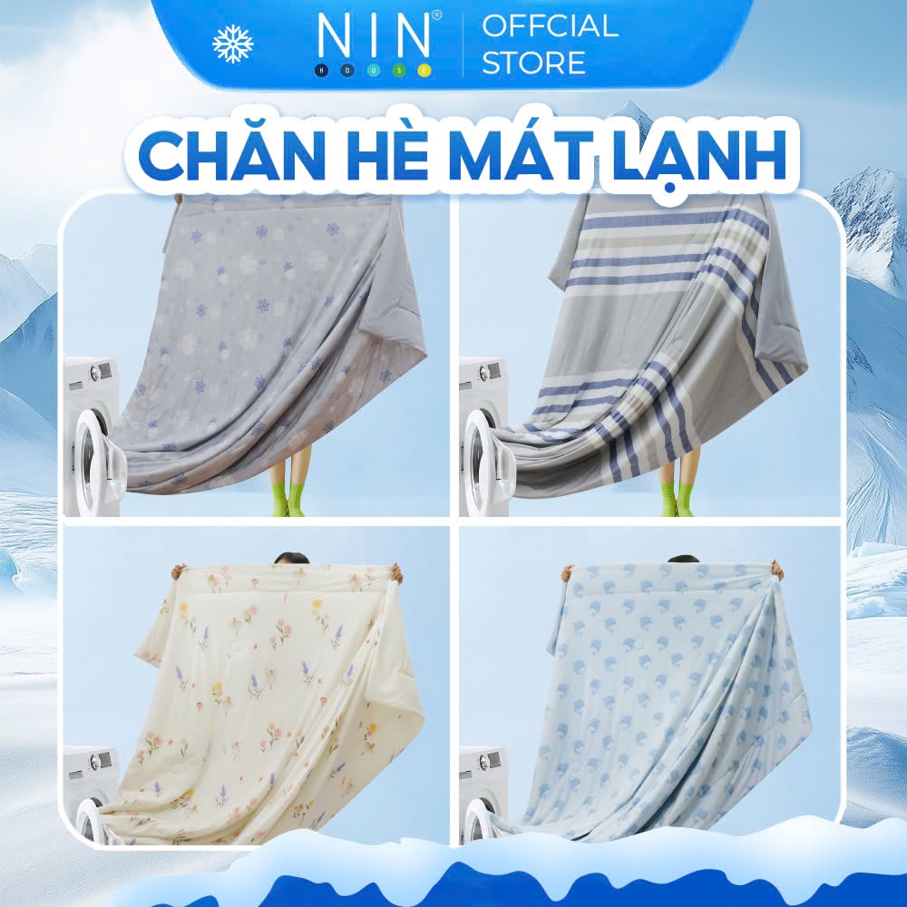 Ảnh Mền lạnh I Cool Advance NIN House 200x220cm | Chăn mền Ice Silk fabric siêu mát lạnh cao cấp 1