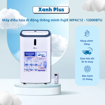 Điều hòa di động FujiE MPAC12 12000BTU, Máy làm mát di động, Công suất lớn, Bảo hành 12 tháng