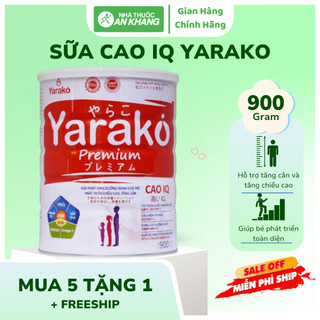 Sữa Tăng Chiều Cao Yarako Cao IQ – Dinh Dưỡng Toàn Diện Giúp Bé Cao Lớn, Khỏe Mạnh - Lon 400/900G