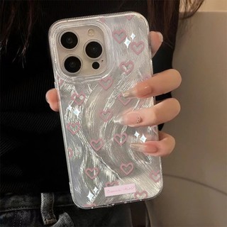 Ốp Lưng iPhone Silicon Tim Blink Ánh Bạc, Chống Sốc, Bảo Vệ Camera - iP X/XS/XR/11/12/13/14/15/16/17/Plus/Air/Pro/Max