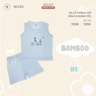 Bộ Ba Lỗ Cho Bé Nhà Mẹ và Con+ Vải Thông Hơi, Mềm, Mịn, Siêu Mát, Thoải Mái từ 9 tháng đến 5 tuổi