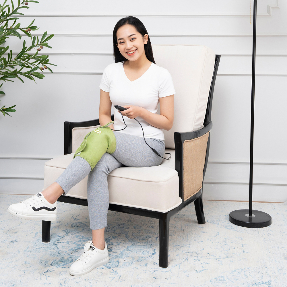 Ảnh Bộ 2 Đai Chườm Khớp Gối Làm Nóng Bằng Điện Hapaku 2