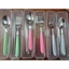 Bộ muỗng đũa nĩa Inox tay cầm hộp đựng nhựa trong suốt - Bộ đũa thìa inox