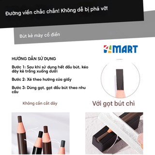 Chì xé kẻ mày nét mảnh Cosmetic Art Eyebrow Pencil, Chì kẻ mày lâu Trôi, chống nước, tự nhiên