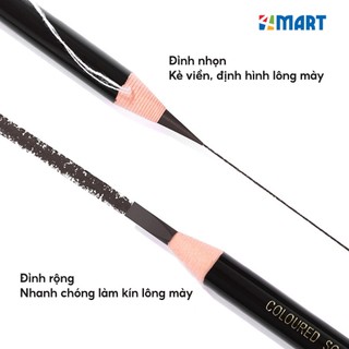 Chì xé kẻ mày nét mảnh Cosmetic Art Eyebrow Pencil, Chì kẻ mày lâu Trôi, chống nước, tự nhiên