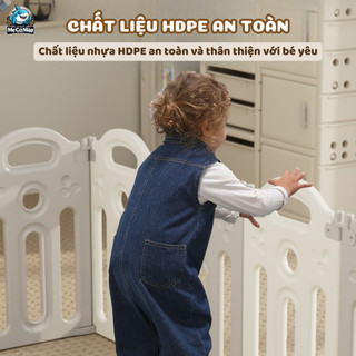 [Mới 2026] Quây Cũi Nhựa Cho Bé Happy Boat Tặng Bóng+Thảm+Bóng Rổ+ Giỏ, Quây Nhựa Gấp Gọn Dùng Cho Mọi Loại Sàn QN05