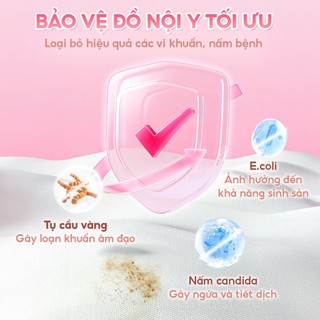 Nước Giặt Đồ Lót Sinh Học TopGia Khử Mùi Kháng Khuẩn 99%, An Toàn Với Da Nhạy Cảm, Chai 520ml