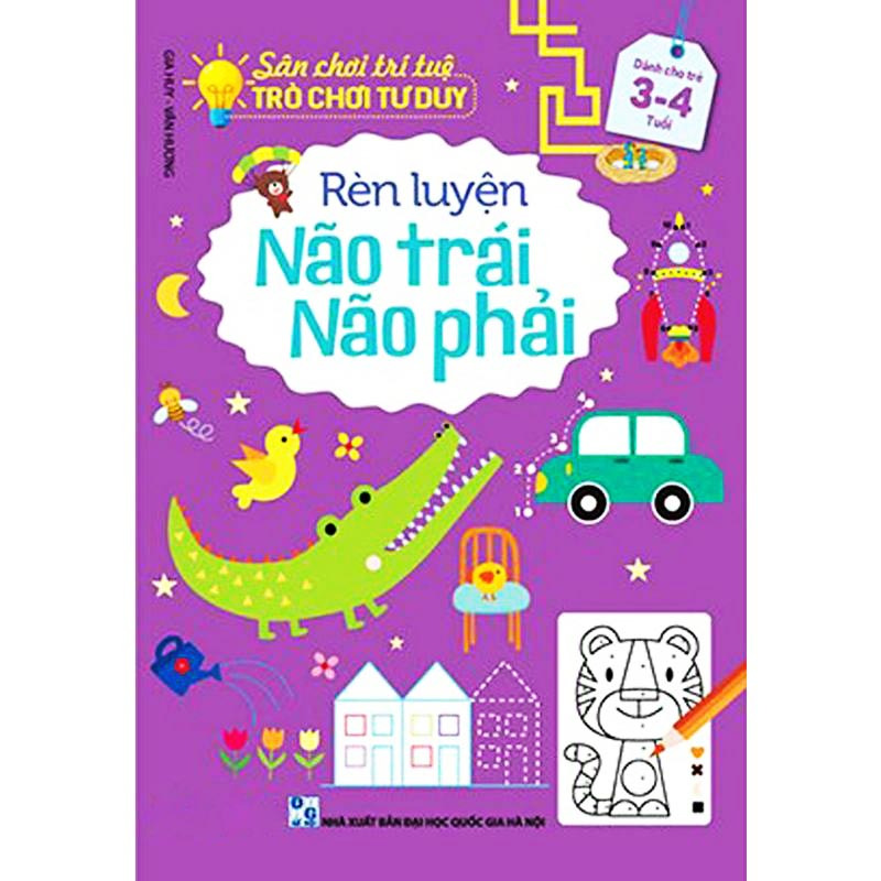 Ảnh Sách - Sân Chơi Trí Tuệ Rèn Luyện Não Trái Não Phải Cho Bé Từ 3-6 Tuổi 1