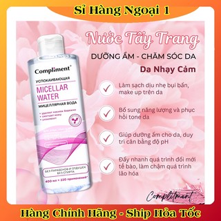 Nước Tẩy Trang Compliment Micellar Water Dịu Nhẹ, Sạch Sâu Dành Cho Da Mụn Và Da Nhạy Cảm 400ml của Nga
