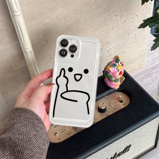 Ốp Lưng iPhone Finger Viền Thẳng Chống Sốc, Trong Suốt Bảo Vệ Camera - iP 7/8/X/XS/11/12/13/14/15/16/17/Plus/Pro/Max/Air