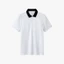 Áo Polo Nam Biluxury 9APCH529TRK Slimfit Họa Tiết Hình Học Phối Gam Đen Co Giãn Thấm Hút Bền Màu