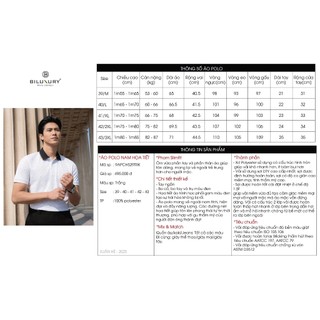 [ĐỒNG GIÁ 389K] Áo Polo Nam Biluxury 9APCH529TRK Slimfit Họa Tiết Hình Học Phối Gam Đen Co Giãn Thấm Hút Bền Màu