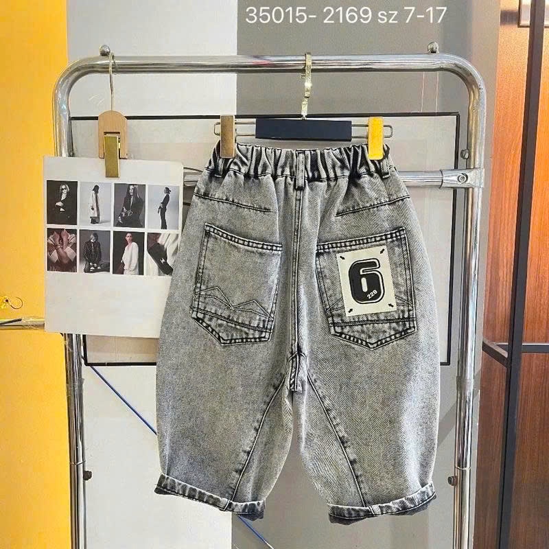 Quần JEAN NGỐ Cho Bé Trai  17-60kg SỐ 6, Vải Jean Dày Dặn CAO CẤP [KQ07]