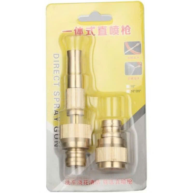 ĐẦU VÒI XỊT TĂNG ÁP - Vòi Phun Áp Lực Mạnh Combo 2/Món Hỗ Trợ Rửa Xe,Súng Xịt Nước Đa Năng Làm Sạch Sân Vườn