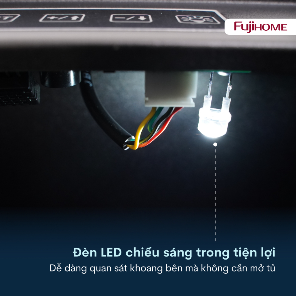 Tủ chống ẩm FUJIHOME 30L DC-30E  tủ hút ẩm bảo vệ thiết bị điện tử ống kính máy ảnh điều chỉnh độ ẩm