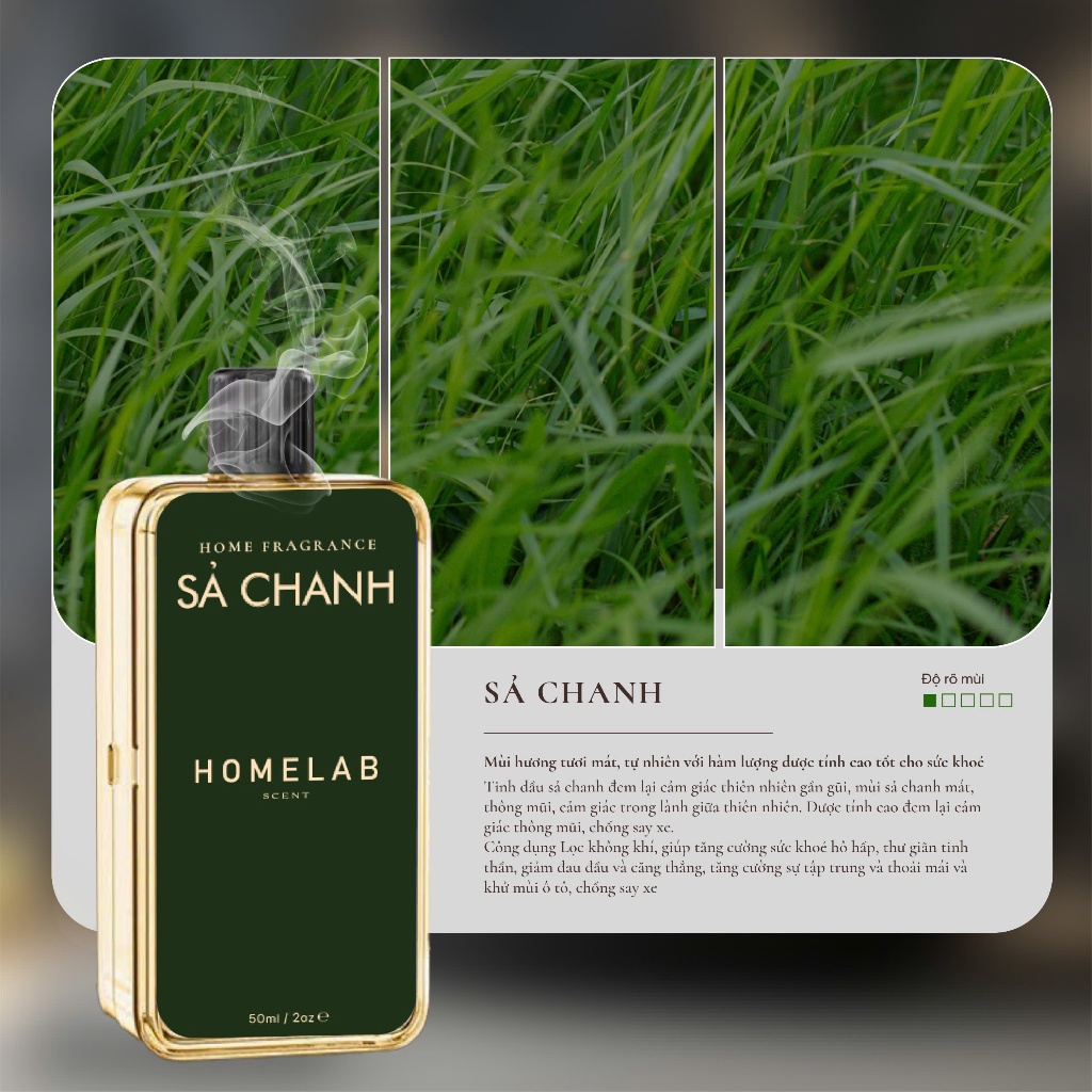 Ảnh Lọ Tinh Dầu Bổ Sung máy xịt hương thơm thiên nhiên 50ml Homelab Scent - Phù Hợp Cho Văn Phòng, Nhà WC, Phòng Nhỏ 2