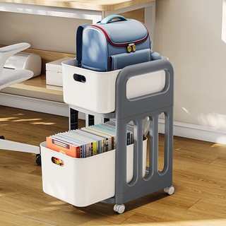 Kệ đựng đồ đa năng 3 tầng,Giá Để Đồ Xe Đẩy Di Động Dưới Bàn,Kệ Đựng Đồ Đa Năng Tặng sticker