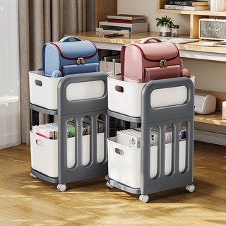 Kệ đựng đồ đa năng 3 tầng,Giá Để Đồ Xe Đẩy Di Động Dưới Bàn,Kệ Đựng Đồ Đa Năng Tặng sticker