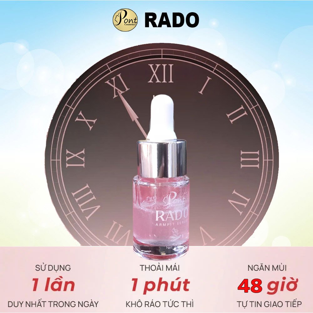 Serum Hôi Nách RADO 2 in 1 , Đánh bay mùi hôi nách, hôi chân, mùi cơ thể cho mọi lứa tuổi nam nữ