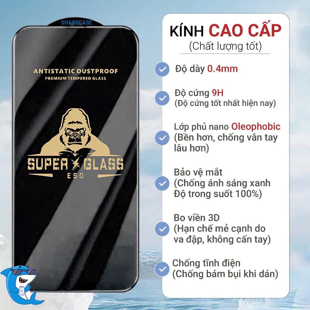 Kính cường lực Redmi 9A, 9T, 9 cao cấp thế hệ mới full màn miếng dán bảo vệ màn hình đt bibi