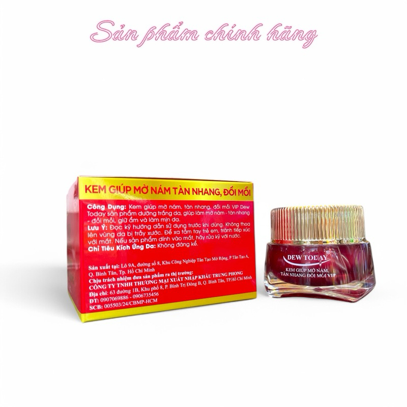 Kem Dew Today Giúp Mờ Nám Tàn Nhang Đồi Mồi 15gram