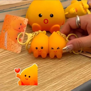 Móc Khóa Đôi Lửa Dễ Thương Có Nam Châm Hút Nhau - Dây Treo Túi Xách - Quà Tặng Unisex -Keychain Cute
